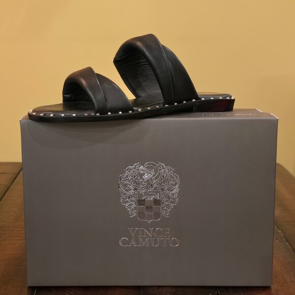 NWT - VINCE CAMUTO Women's Leather Sandals 8.5M - Picture 2 of 6